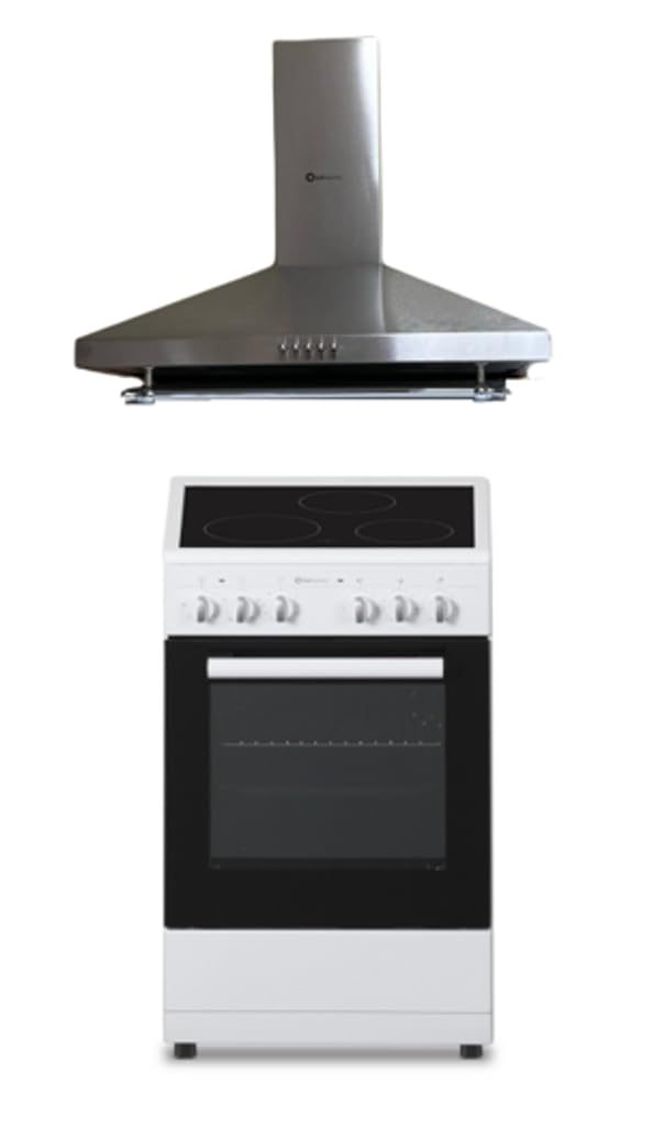 SOLTHERMIC COMBO PACK COCINA VTC BLANCA 50X50 + CAMPANA H60P INOX / 50 CM/GRAN CAPACIDAD EXTRACCION/ALTA GAMA