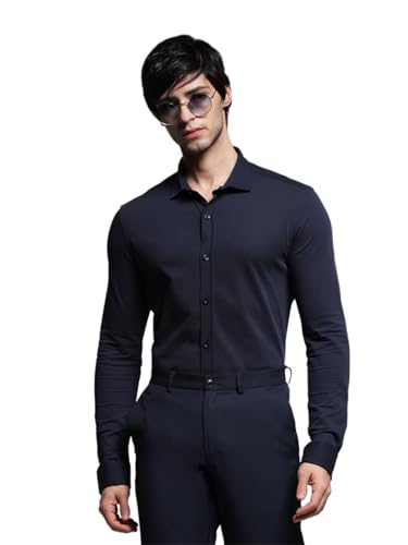 Image of JACK & JONES Men's Solid Slim Fit Shirt