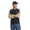 adidas Essentials Single Jersey 3-Stripes tee Camiseta de Manga Corta Hombre (Pack de 1)