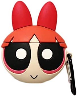 Amazon パワーパフ ガールズ Airpods ケース エアーポッズ エアーポッド カラビナ カバー 新型 シリコンケース 本体 アップル Apple アクセサリー イヤホン ケースキャラクター Powerpuff おしゃれ かわいい ハードケース レディース アメコミ Airpods Pro Can
