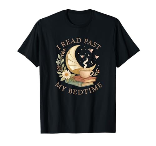 I Read Past My Bedtime Cozy Moon Book Lover T�V���c