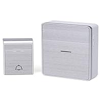 Campanello Senza Fili Nero E Oro - Campanello Elettrico Con Presa, Design Moderno Per Casa E Ufficio - Foto 3