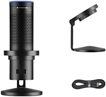 Microphone Professional Microphone USB Wired Condenser Karaoke Game Live Mic Computer Microphones with Shock Mount Cable Compatible with PC Notebook Suitable for Anchor, Dubbing Studio, Recording, st