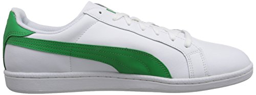 Image of Puma Men's Smash L Icon Athletic, White /Fern Green, 11 D US