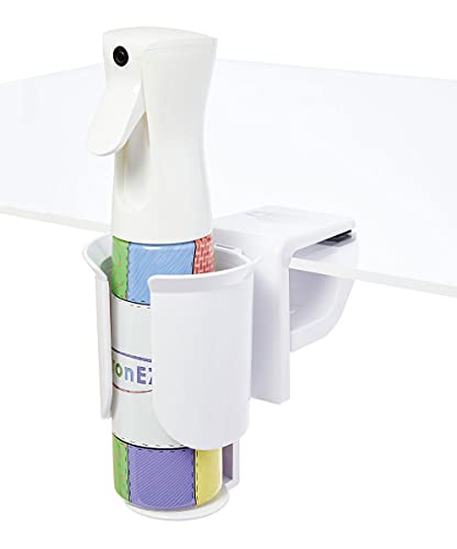 IronEZ Ironing Board Spray Bottle Holder With Misting Spray Bottle