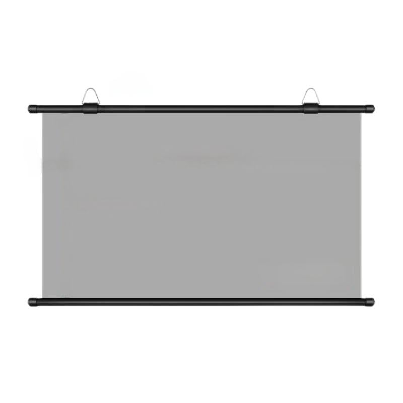 100-Inch Portable Projector Screen, 16:9 Aspect Ratio, Non-Perforated Anti-Light, Easy Install, Gray