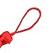 Makhry 20pcs 4.3 Inch Handmade Silky Floss Mini Tiny Craft Tassels with 2-Inch Cord Loop and Small Chinese Knot for Earrings, Souvenir, Bookmarks, DIY Craft Accessory,Tags (Red)