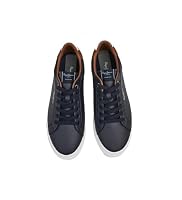 Pepe Jeans Court De Kenton marineblaue Lederturnschuhe – Ansicht 4