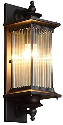 KY LEE ウォールライト 壁掛けライト 玄関照明 おしゃれ 防水 レトロ 北欧風 外灯 LED照明 照明器具 ハンドメイド ポーチ灯 屋外 壁掛け レトロ LED電球対応 ポーチ 庭 エクステリアライト