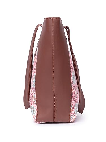 Image of ZOUK Women's Handcrafted Side Tote Bag and Handbag for Office and College