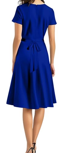 Image of DinyIn Women's 2025 Summer Short Sleeve Casual Dresses