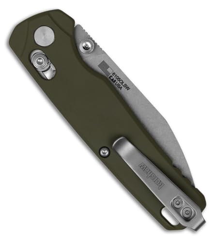 Image of Kershaw Bel Air Pocket Knife, Made in The USA, 3.1 inch CPM MagnaCut Steel Blade, EDC Design, Duralock Locking Mechanism, Manual Folder, Pocketclip