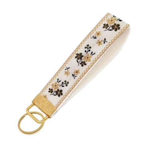 BattleTim Floral Keychain Wristlet Cover