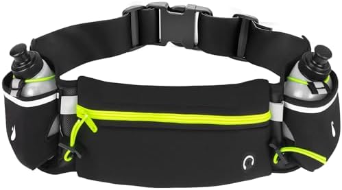 Cinto Corrida, Cinto de Corrida com Garrafas de Água (2 x 175 Ml)...