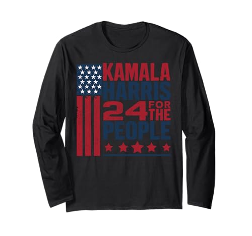 Kamala Harris 24 Per il popolo Maglia a Manica