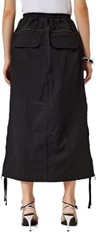 DIESEL ロングスカート ジップディテール スリムフィット ブラック 31buSe9v5CL._AC_.jpg