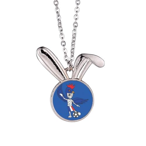Collier lapin et coq gaulois à porter au quotidien pour affirmer votre style français