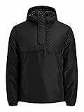 Überziehjacke JACK & JONES Herren JJRAMBLER Anorak Jacke, Black, L