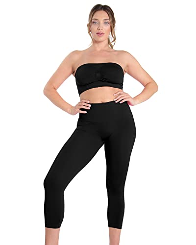 Image of SlimMe High Waisted Shapewear Leggings, Tummy Control Compression