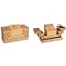 Scatola Da Cucito In Legno A 3 Livelli - 45x23,5x28 Cm Con Scomparti, Cassetto E Design Rosa, Portatile Con Manico - Foto 6