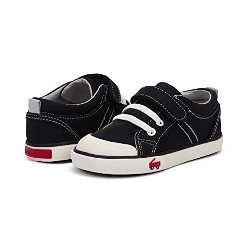 See Kai Run - Tanner Sneaker For Toddlers, Black Canvas, Toddler 8 #TOP6