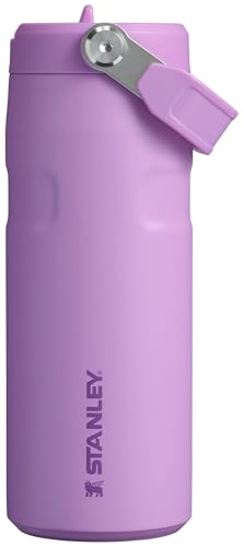 Image of Stanley IceFlow Flip Straw 2.0 Water Bottle 16 oz | Built-In Straw with Larger Opening | Lightweight and Leak Resistant | Insulated Stainless Steel | BPA-Free | Lilac