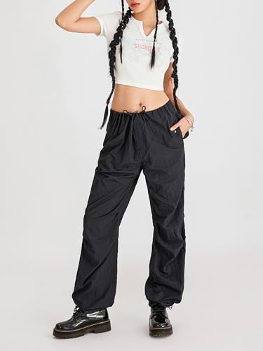 Womens-Cargo-Sweatpants-Casual-Baggy-High-Waisted-Joggers-Pants-Sweat-Trousers