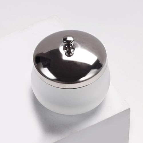 Vaso de vidrio para limpieza de uñas con tapa miniatura 5