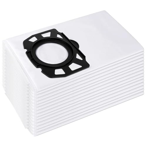 Rebirthcare 15 unidades de bolsas de filtro para kärcher kfi 487, 5 capa, para wd4 wd5 wd6 / premium / mv4 / mv5 / mv6 para aspiradores en seco y húmedo wd (2.863-006.0)