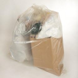 Petoskey Plastics FG-P9934-44 Can Liner - 55-60 Gallon HD Clear Trash Bags