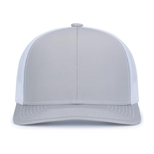 Image of Pacific Headwear Contrast Stitch Trucker Snapback