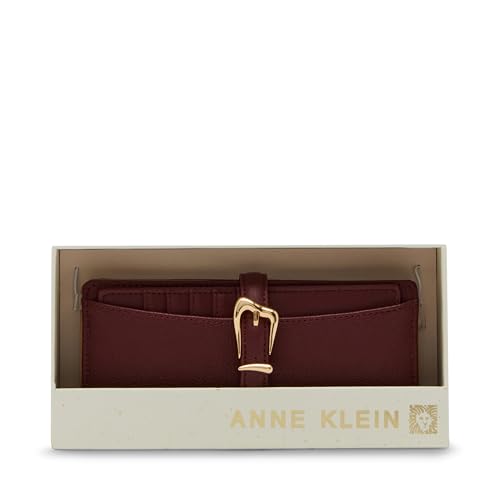 Anne Klein AK 2 piece gift set with sculpted buckle wallet2