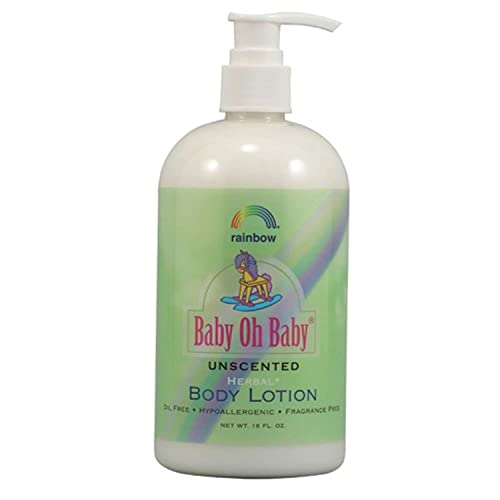 Image of Rainbow Research Body Lotion Herbal Baby, Unscented, 16 Fluid Ounce