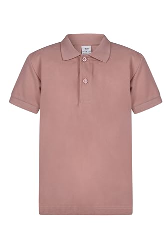 Mukua, Polo Niño Manga Corta, Color Pale Rose, Talla 12/14