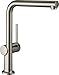 Hansgrohe Talis M54 Grifo monomando de cocina 270, 1 tipo de chorro, acabado de acero inoxidable, 72840800