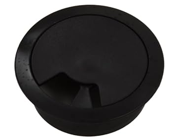 Cable Manager Cap/Grommet Wire Manager 50mm Diameter Black