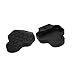 Hosioe Pair of Look KEO Cleats Protector Cover for Easy Attachment and Removal, Suitable for Cycling Shoes Users, Black