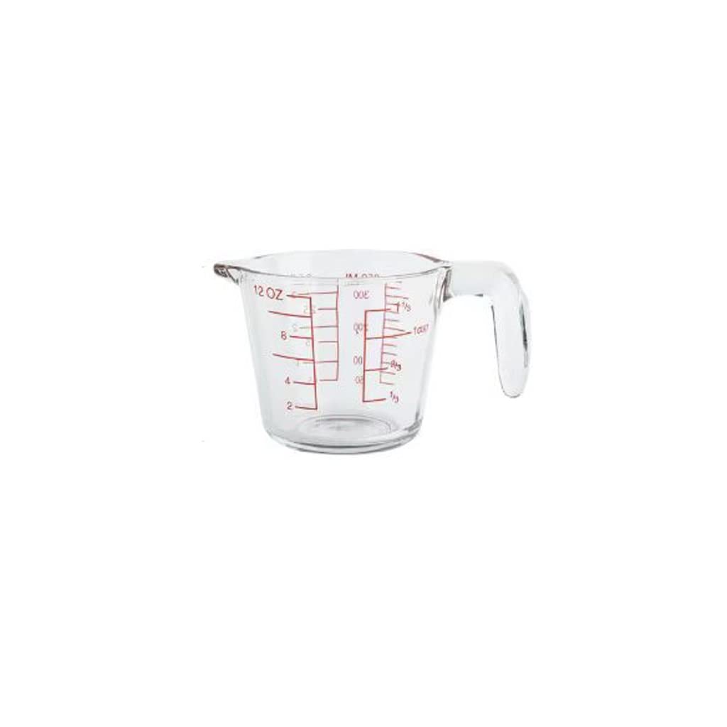 Tasse à mesurer avec échelle Verre Ménage Résistant aux Hautes températures Grande capacité Cuisson des œufs battus ML Échelle de Mesure Tasse à Lait Durable (Couleur : 500 ML) (350 ML)