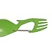 Kershaw’s Green Ration (1140GRN); Multi-Tool with Fork, Spoon and Bottle Opener; Carabiner Gate Clips for Secure Carry; 3CR13 Steel with Scratch Resistant Food-Safe Coating; Great for Camping; 1.3 oz.