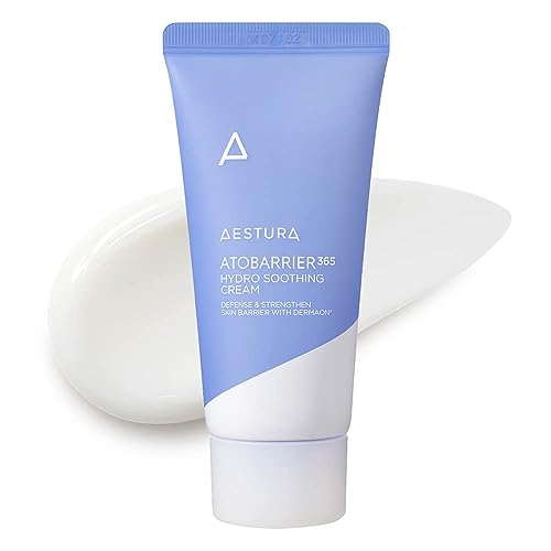 AESTURA ATOBARRIER365 HYDRO SOOTHING CREAM | Lightweight Gel Cream | Facial Moisturizer for Oily and Sensitive Skin | Dermatologist Tested | 60mL
