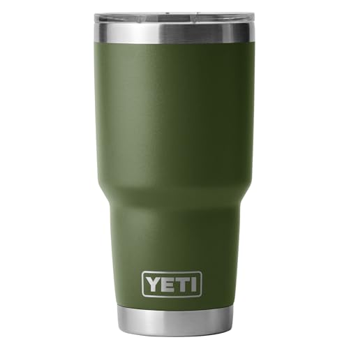 Image of YETI Rambler 30 oz Tumbler, Stainless Steel, Vacuum Insulated with MagSlider Lid, Highlands Olive
