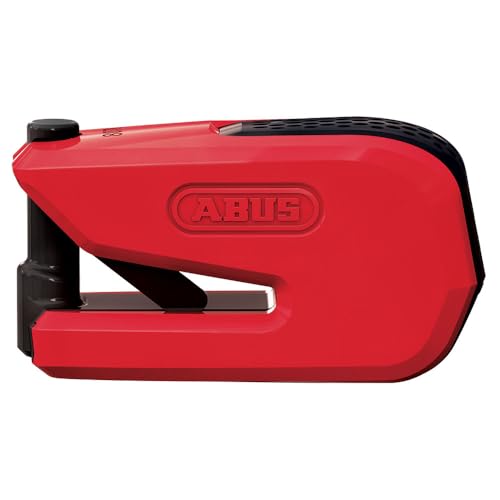 ABUS Candado de Disco de Freno 8078 Detecto RD Sra SmartX 2.0 – Candado Inteligente para Motocicleta – Abrir Mediante Smartphone – 100 dB Alarma Nivel de Seguridad 18 – Rojo