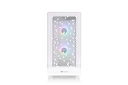 Gabinete Thermaltake Ceres 330 TG ARGB de torre media para PC, compatible con ATX, Project Stealth y BTF, color blanco con vidrio templado miniatura 2