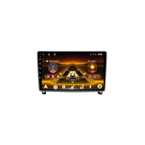 Autoradio Android 15 pour Peugeot 407 avec CarPlay sans fil Hermoso