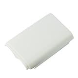 GTMax Replacement White Controller Battery Cover for Microsoft XBOX 360