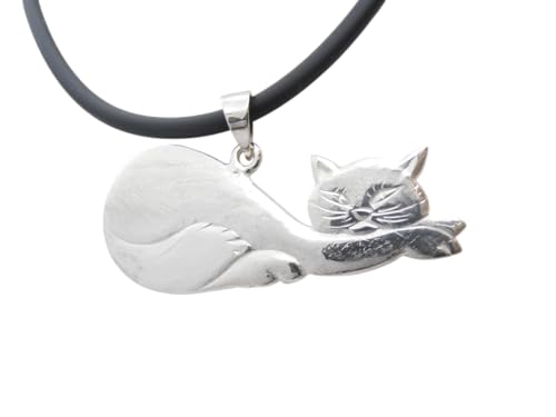 Pendentif en argent petit chat Galarneau idéal pour votre look quotidien