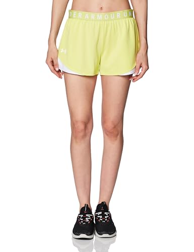 Short Under Armour UA Play Up 3.0 Twist jaune citron XX-Large