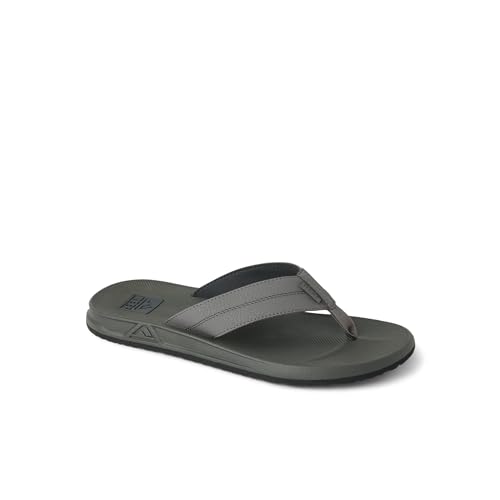 REEF Mens Sandals, Element TQT, Grey/Grey, 11 - image 2