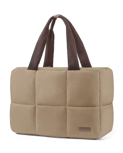 Image of LOVEVOOK 15.6 inch Laptop Bag for Women，Briefcase Computer Bag Puffer Tote