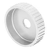 FTVOGUE Wood Carving Disc, Tungsten Steel Grinder Shaping Tool, Quick Removal for Woodworking and Carving Projects, Ideal for Tea Trays and Tables (Silver)